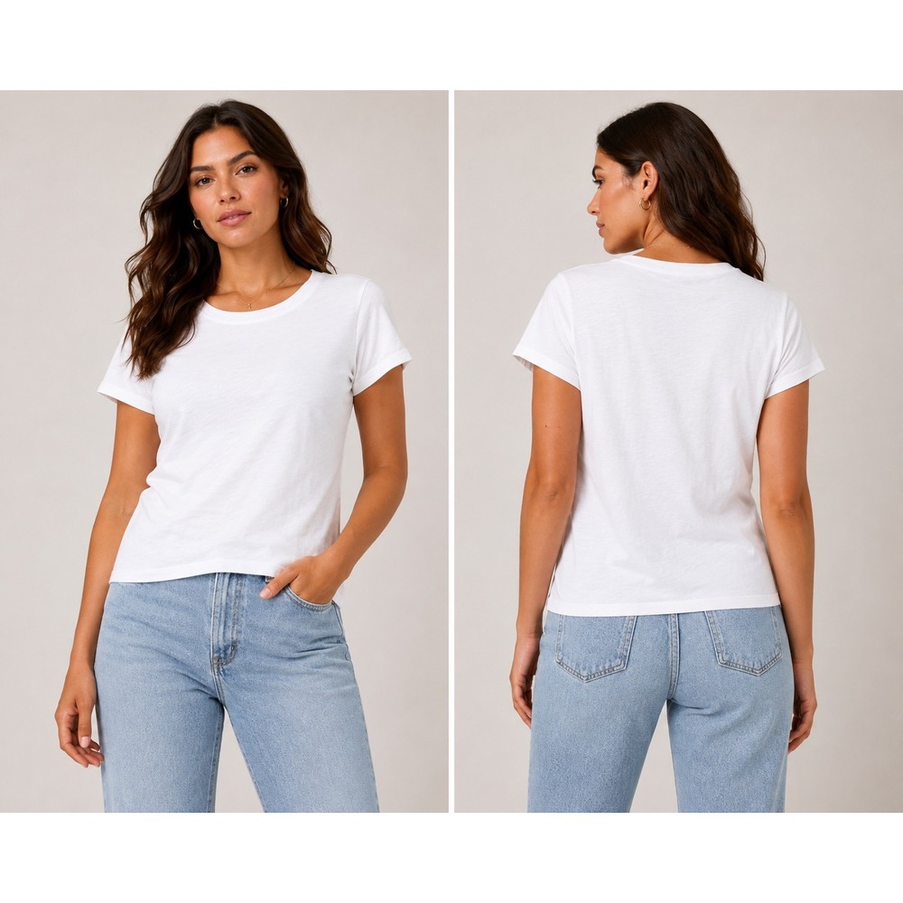 Madewell Northside Vintage Tee White S Cotton Crewneck NWT J8526